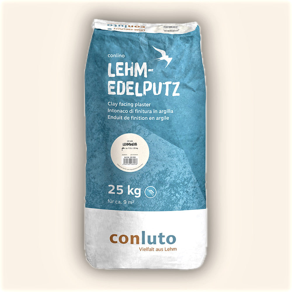 Naturbaustoffladen | Naturfarben Freiburg _ Lehmputz conluto Lehm-Edelputz lehmweiss