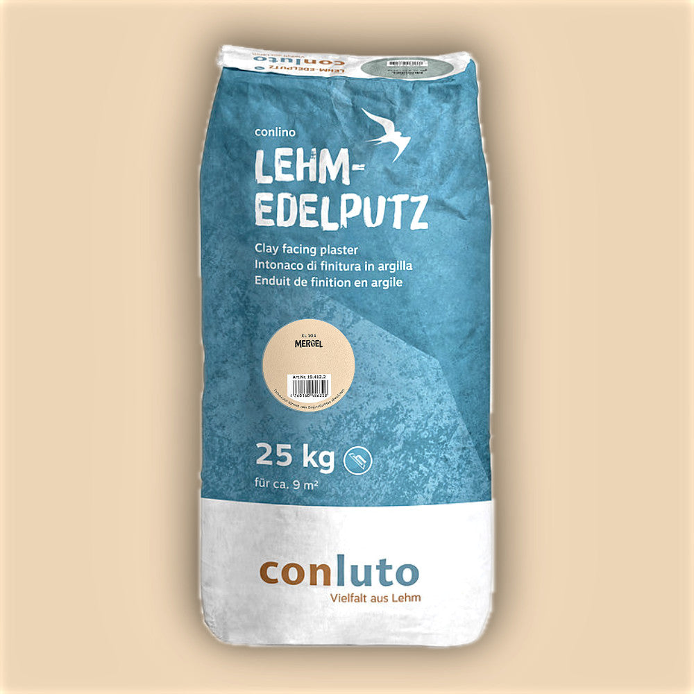 Naturbaustoffladen | Naturfarben Freiburg _ Lehmputz conluto Lehm-Edelputz mergel