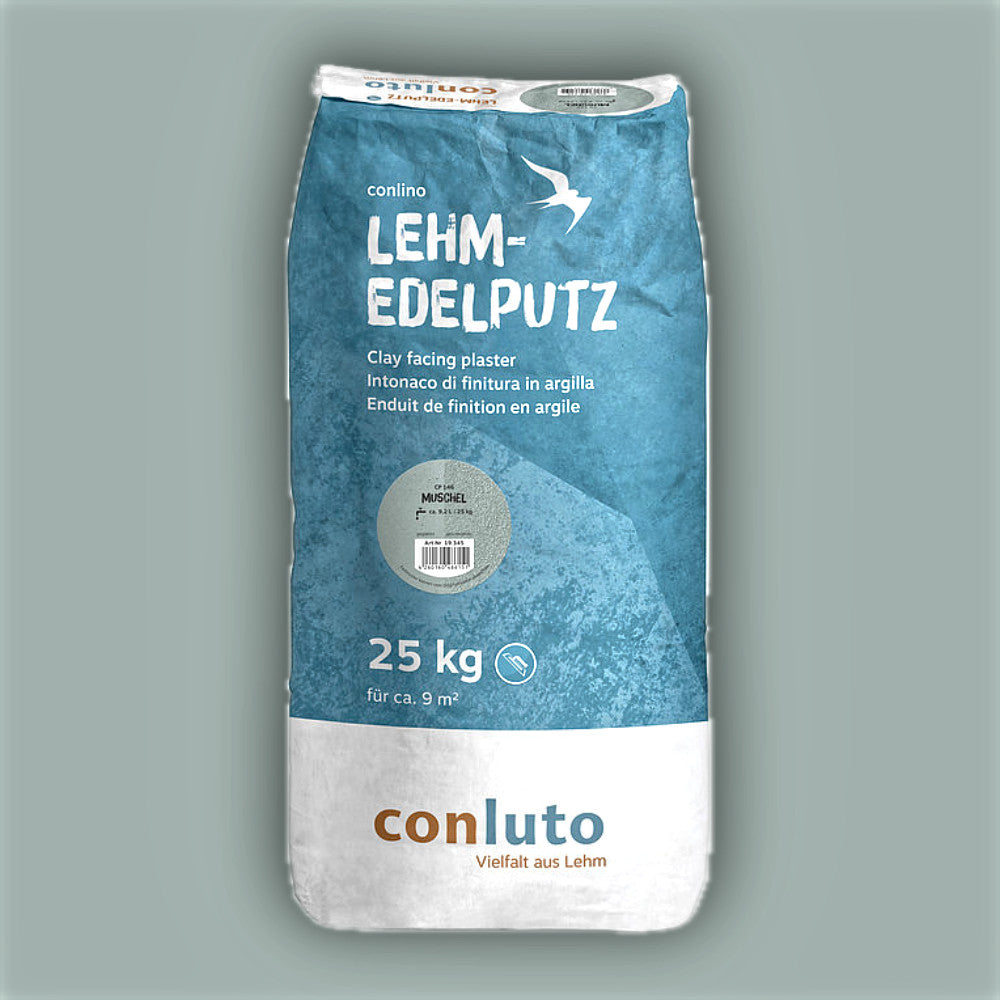 Naturbaustoffladen | Naturfarben Freiburg _ Lehmputz conluto Lehm-Edelputz muschel