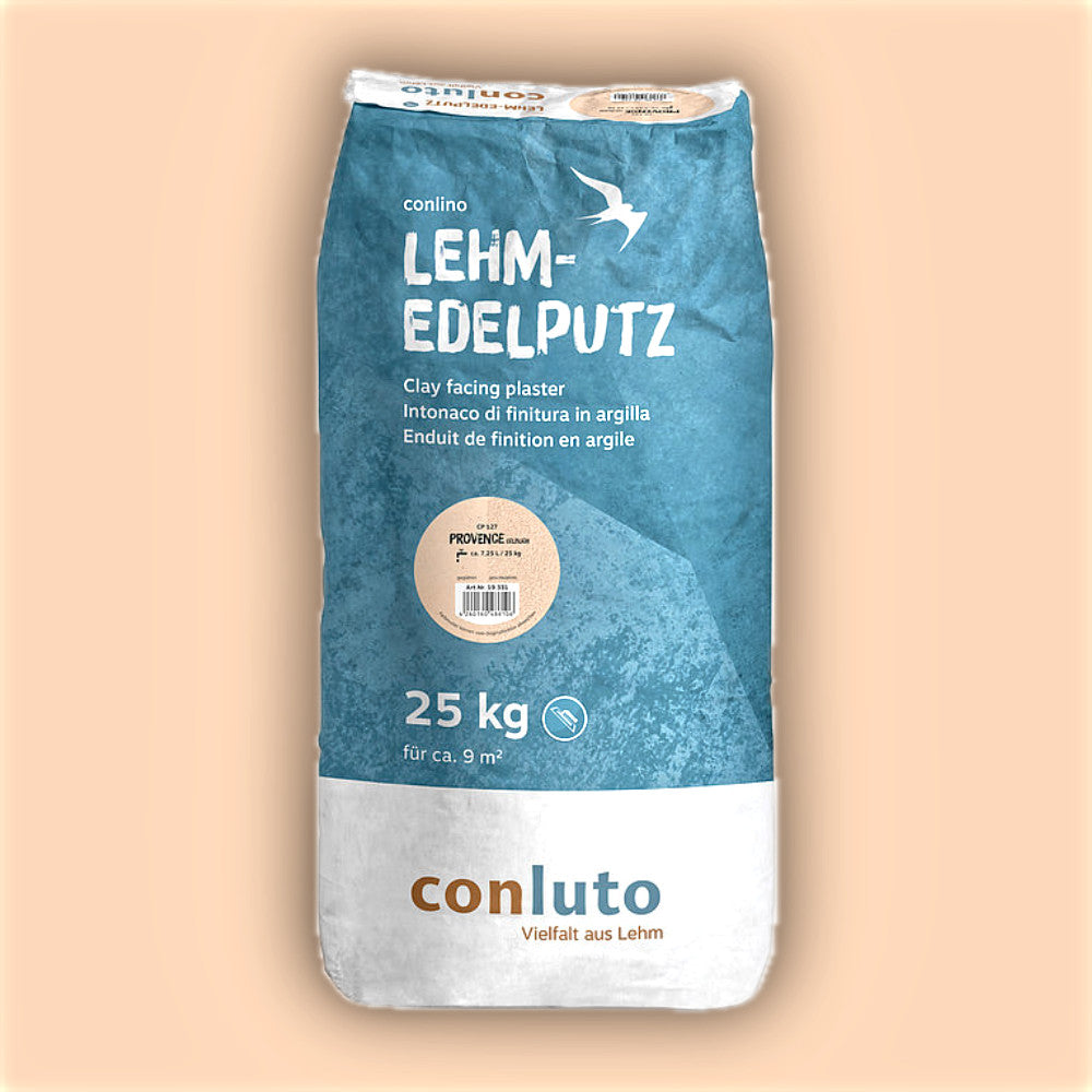 Naturbaustoffladen | Naturfarben Freiburg _ Lehmputz conluto Lehm-Edelputz provence gelblich