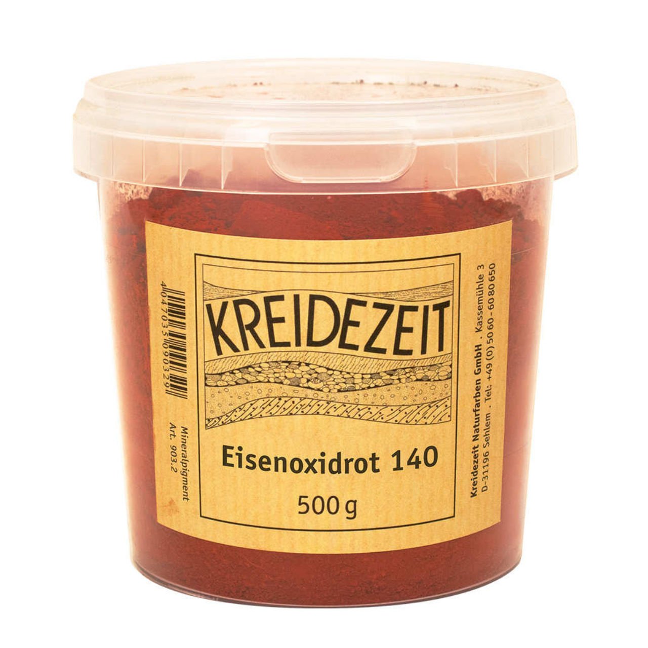 Naturbaustoffladen | Naturfarben Freiburg _ KREIDEZEIT Eisenoxidrot 140
