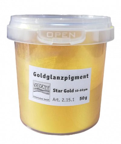 Naturbaustoffladen | Naturfarben Freiburg _ KREIDEZEIT Goldglanzpigment Star Gold