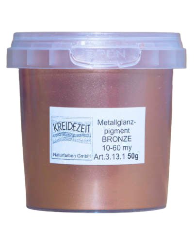 Naturbaustoffladen | Naturfarben Freiburg _ KREIDEZEIT Metallglanzpigment Bronze 10 - 60µm