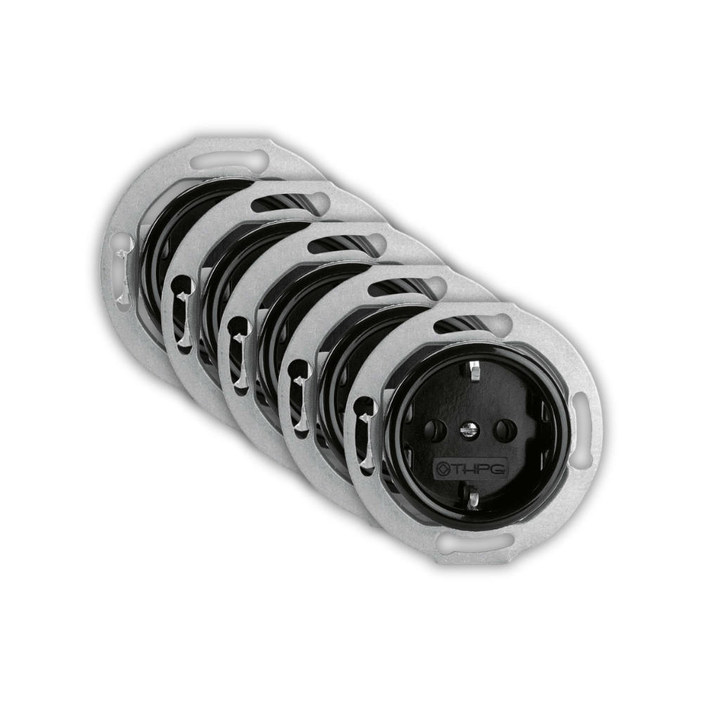 Naturbaustoffladen | Naturfarben Freiburg _ THPG Steckdose BAKELIT®