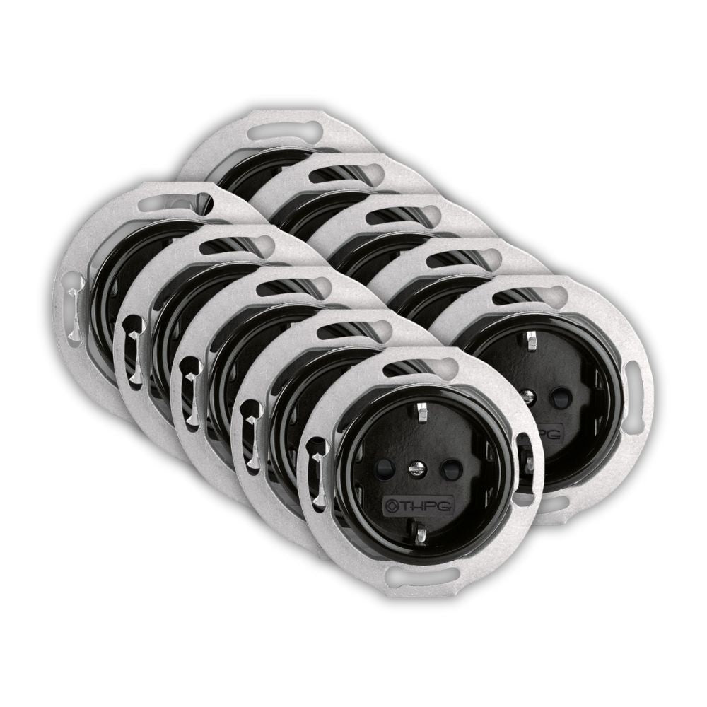 Naturbaustoffladen | Naturfarben Freiburg _ THPG Steckdose BAKELIT®