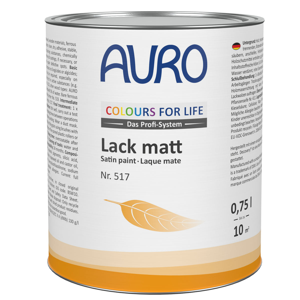 AURO COLOURS FOR LIFE Lack, matt Nr. 517