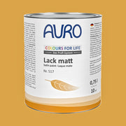 Naturbaustoffladen | Naturfarben Freiburg _ AURO COLOURS FOR LIFE Lack, matt Nr. 517 | yellow gold