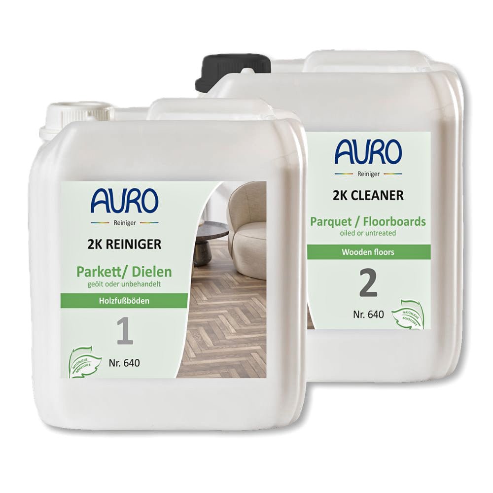 Naturbaustoffladen | Naturfarben Freiburg _ AURO 2K Reiniger Parkett & Dielen Nr. 640