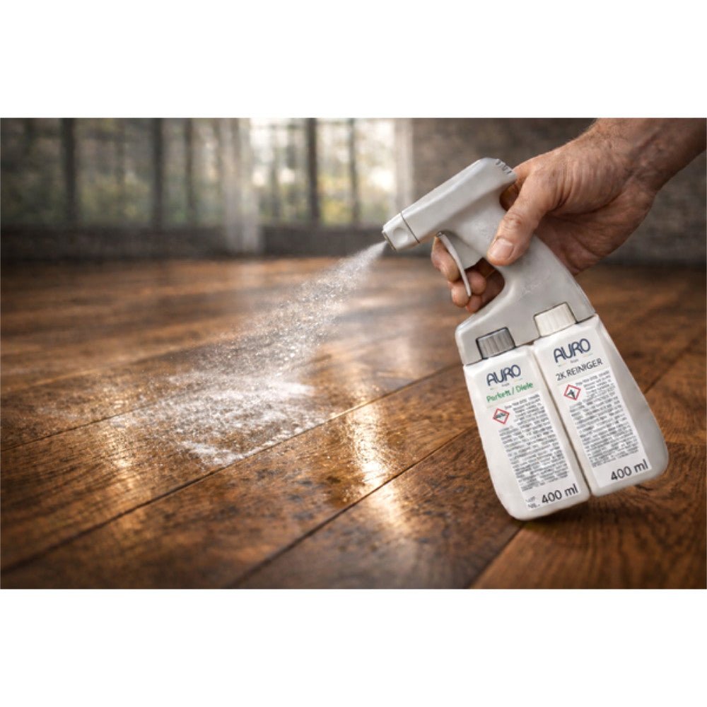 Naturbaustoffladen | Naturfarben Freiburg _ AURO 2K Reiniger Parkett & Dielen Nr. 640