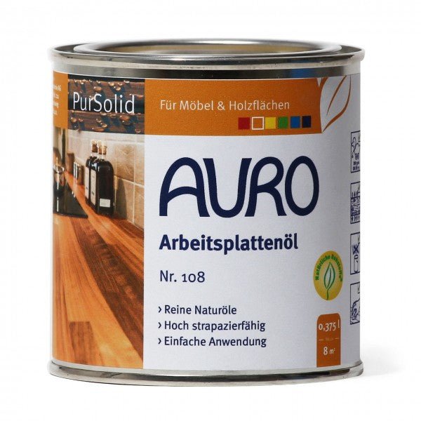 Naturbaustoffladen | Naturfarben Freiburg _ AURO Arbeitsplattenöl Nr. 108