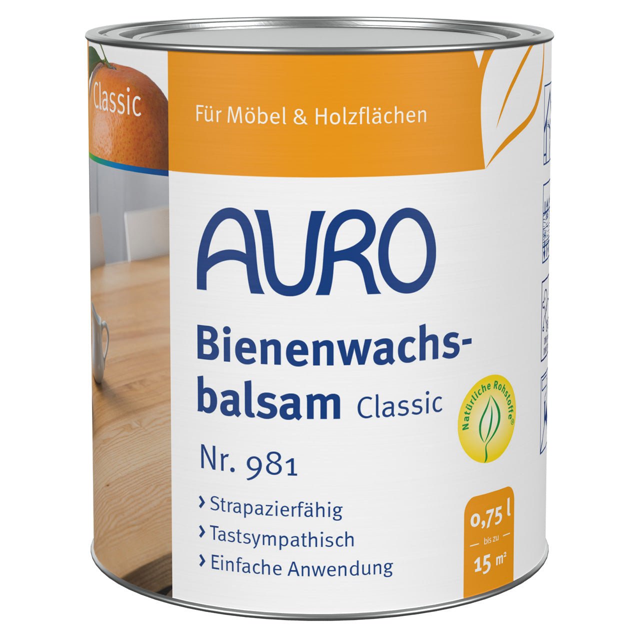 Naturbaustoffladen | Naturfarben Freiburg _ AURO Bienenwachsbalsam, Classic Nr. 981