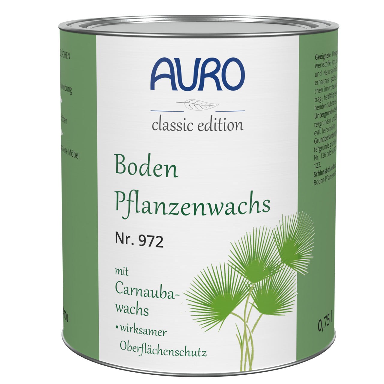 Naturbaustoffladen | Naturfarben Freiburg _ AURO Bodenpflanzenwachs Nr. 972