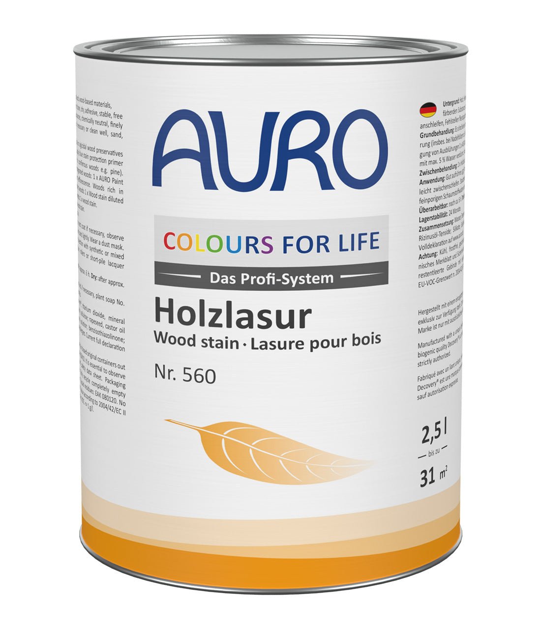 Naturbaustoffladen | Naturfarben Freiburg _ AURO COLOURS FOR LIFE Holzlasur Nr. 560