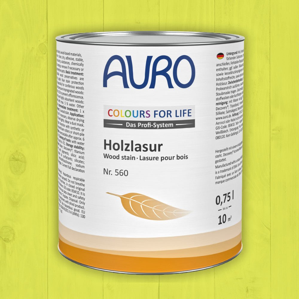 Naturbaustoffladen | Naturfarben Freiburg _ AURO COLOURS FOR LIFE Holzlasur Nr. 560 | orange bis rot