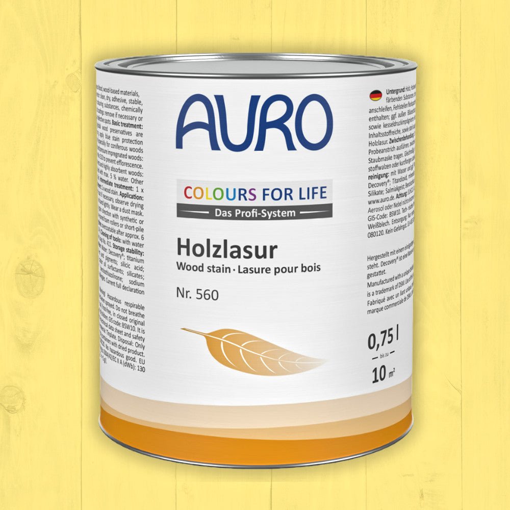 Naturbaustoffladen | Naturfarben Freiburg _ AURO COLOURS FOR LIFE Holzlasur Nr. 560 | orange bis rot