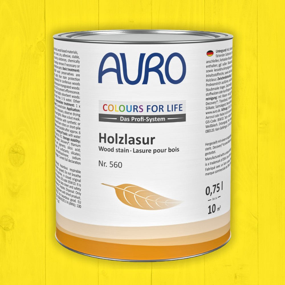 Naturbaustoffladen | Naturfarben Freiburg _ AURO COLOURS FOR LIFE Holzlasur Nr. 560 | orange bis rot