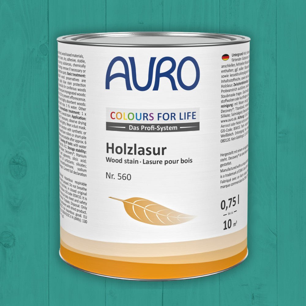 Naturbaustoffladen | Naturfarben Freiburg _ AURO COLOURS FOR LIFE Holzlasur Nr. 560 | violett bis blau