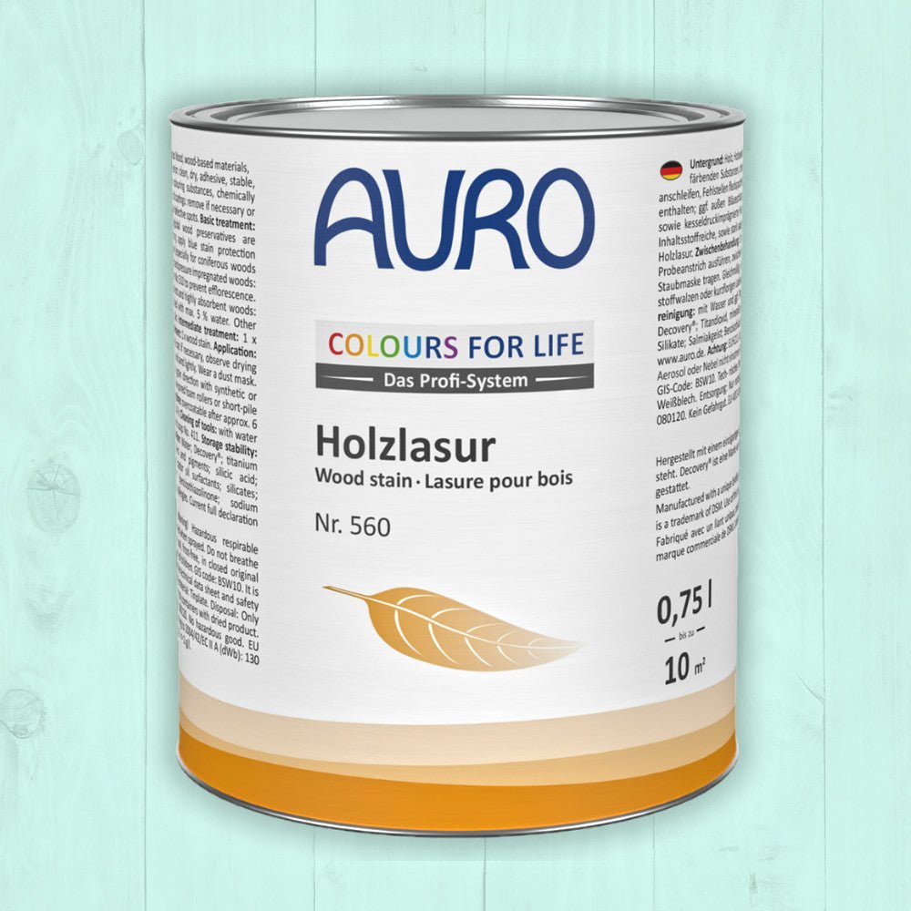 Naturbaustoffladen | Naturfarben Freiburg _ AURO COLOURS FOR LIFE Holzlasur Nr. 560 | violett bis blau
