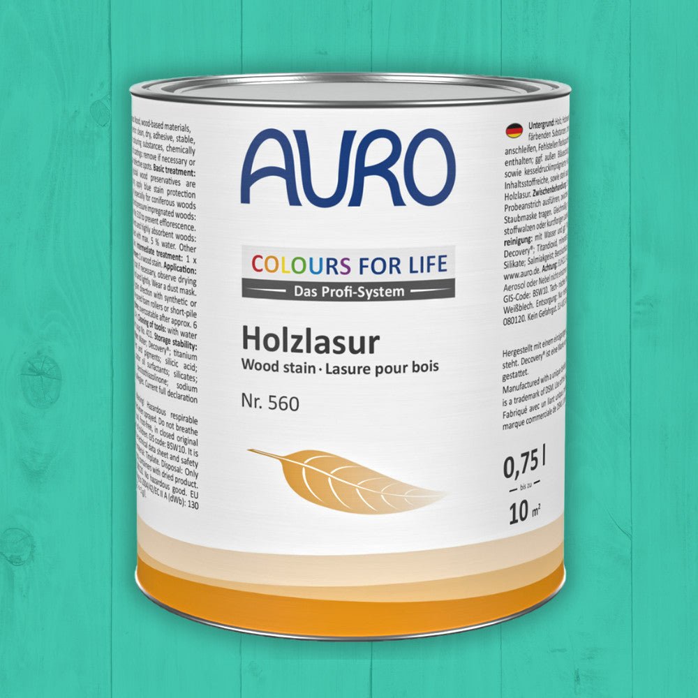 Naturbaustoffladen | Naturfarben Freiburg _ AURO COLOURS FOR LIFE Holzlasur Nr. 560 | violett bis blau
