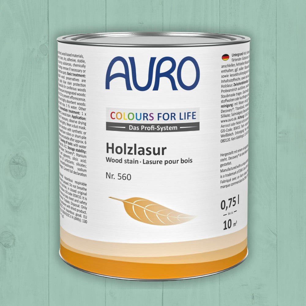 Naturbaustoffladen | Naturfarben Freiburg _ AURO COLOURS FOR LIFE Holzlasur Nr. 560 | violett bis blau