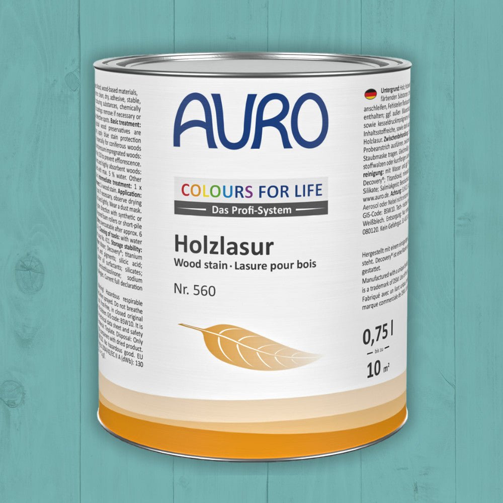 Naturbaustoffladen | Naturfarben Freiburg _ AURO COLOURS FOR LIFE Holzlasur Nr. 560 | violett bis blau