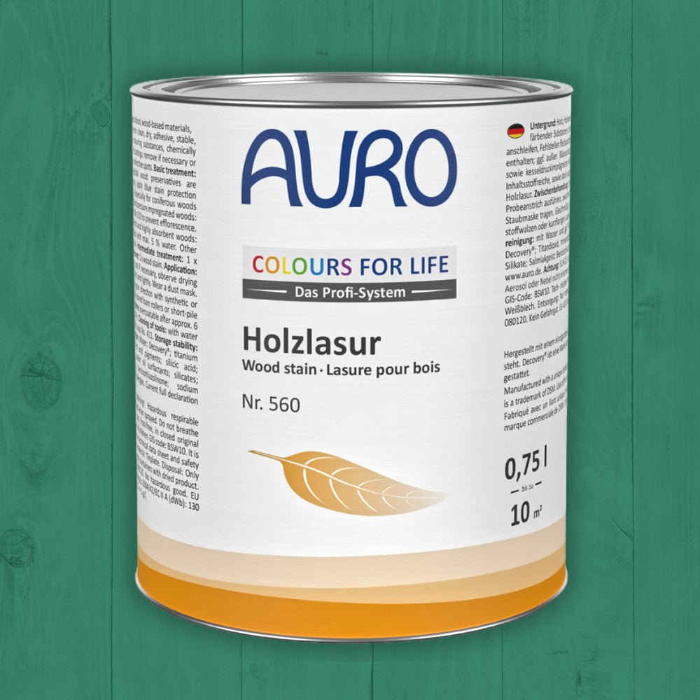 Naturbaustoffladen | Naturfarben Freiburg _ AURO COLOURS FOR LIFE Holzlasur Nr. 560 | violett bis blau