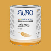 Naturbaustoffladen | Naturfarben Freiburg _ AURO COLOURS FOR LIFE Lack, matt Nr. 517 | yellow gold