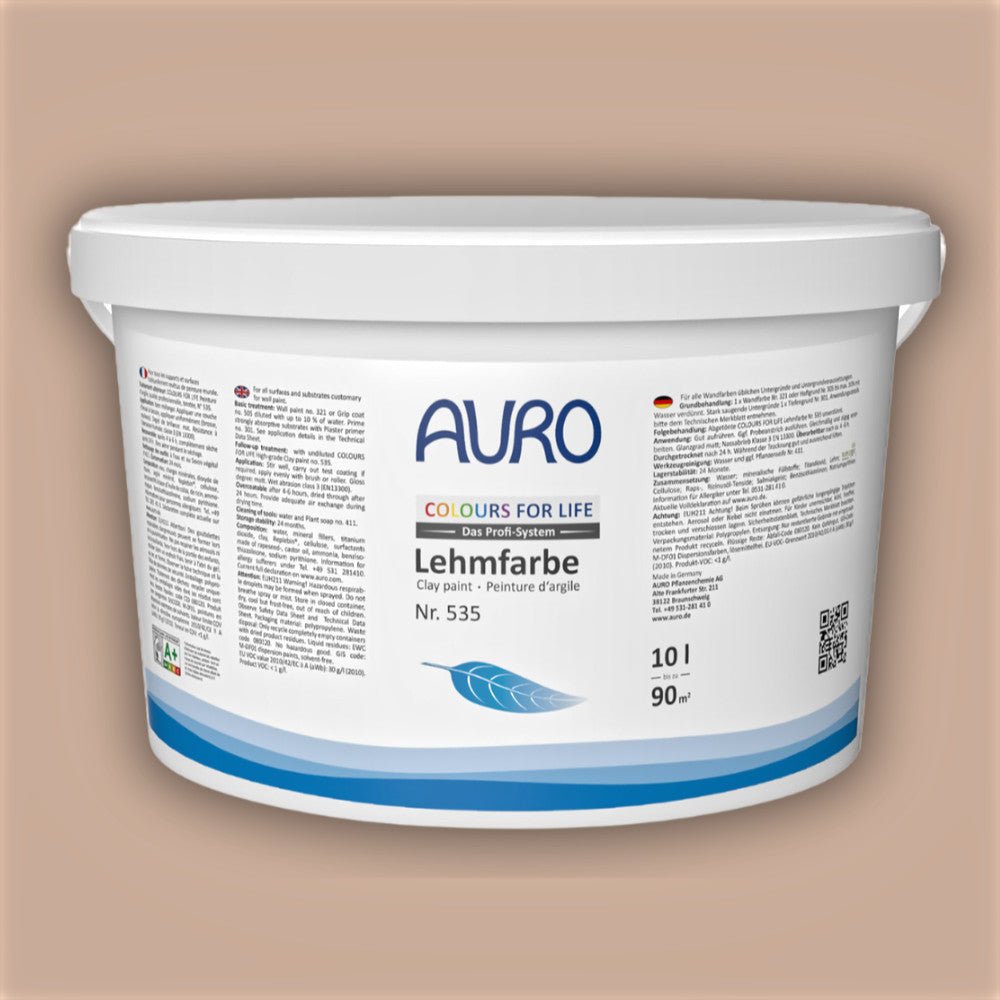 Naturbaustoffladen | Naturfarben Freiburg _ AURO COLOURS FOR LIFE Profi - Lehmfarbe Nr. 535 | Trendfarben 2025