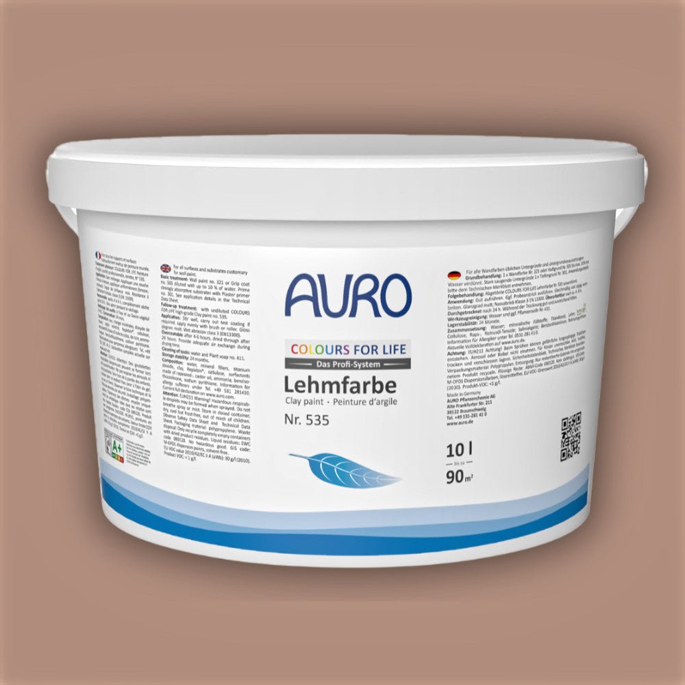 Naturbaustoffladen | Naturfarben Freiburg _ AURO COLOURS FOR LIFE Profi - Lehmfarbe Nr. 535 | Trendfarben 2025