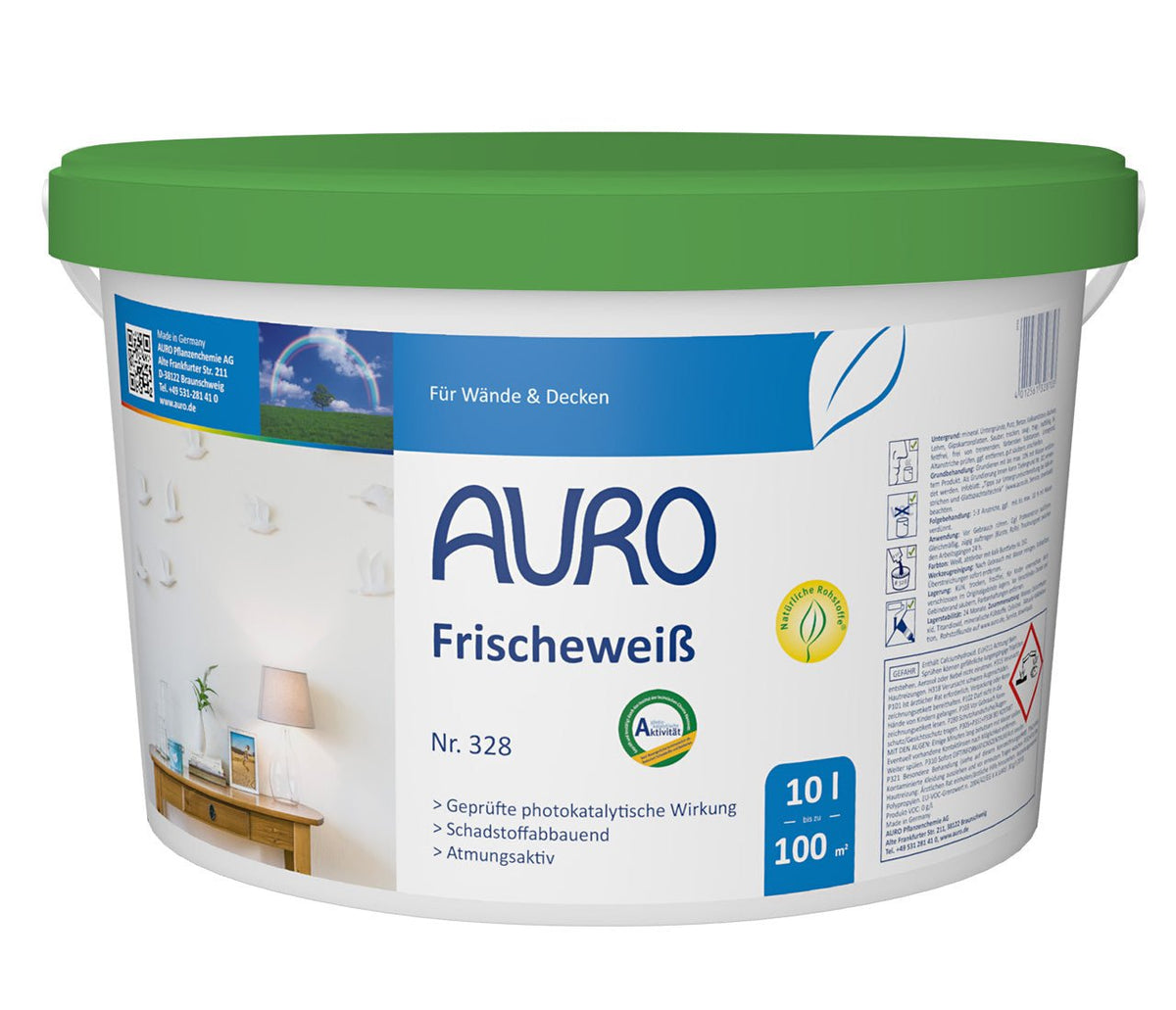 Naturbaustoffladen | Naturfarben Freiburg _ AURO Frischeweiß Nr. 328