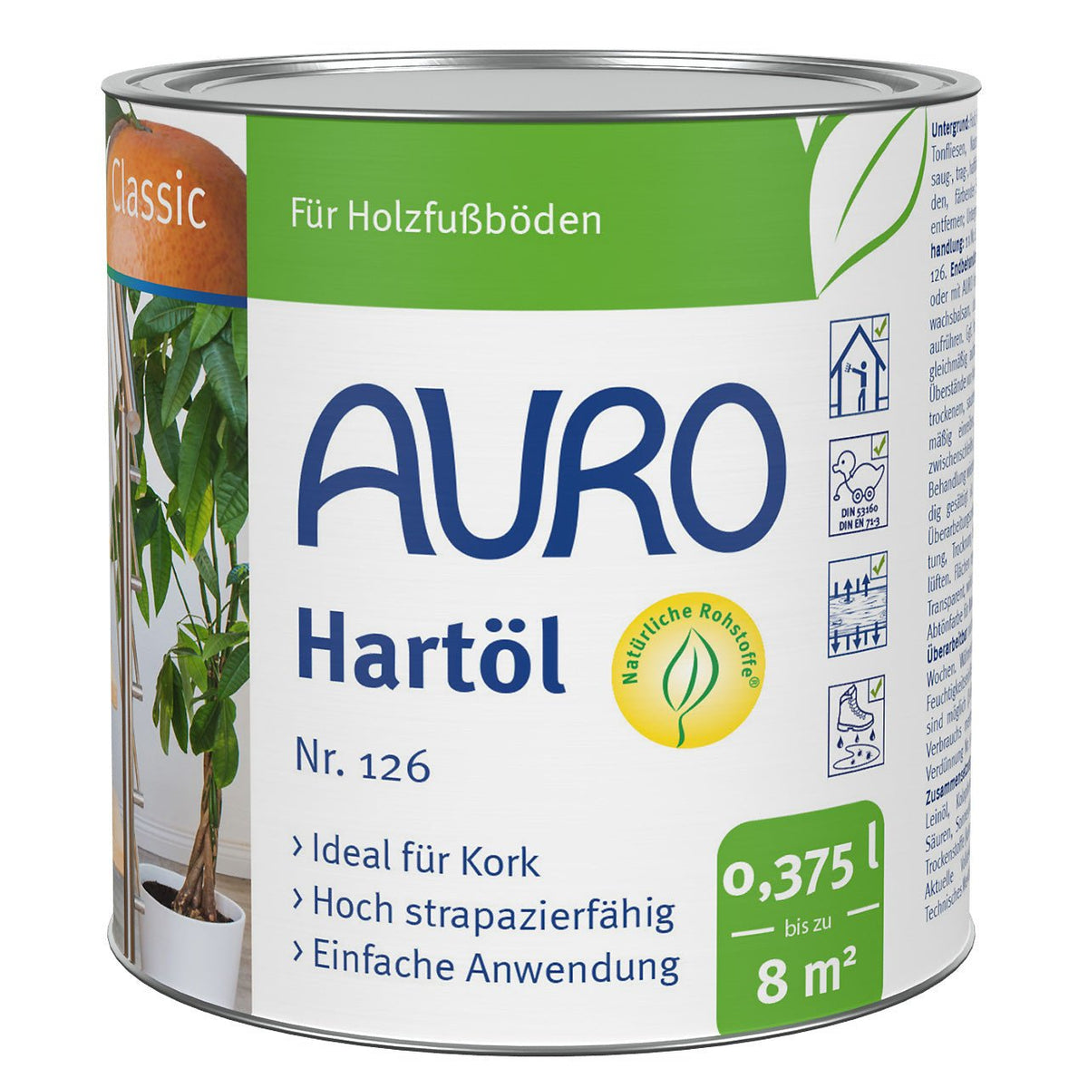 Naturbaustoffladen | Naturfarben Freiburg _ AURO Hartöl farblos Nr. 126