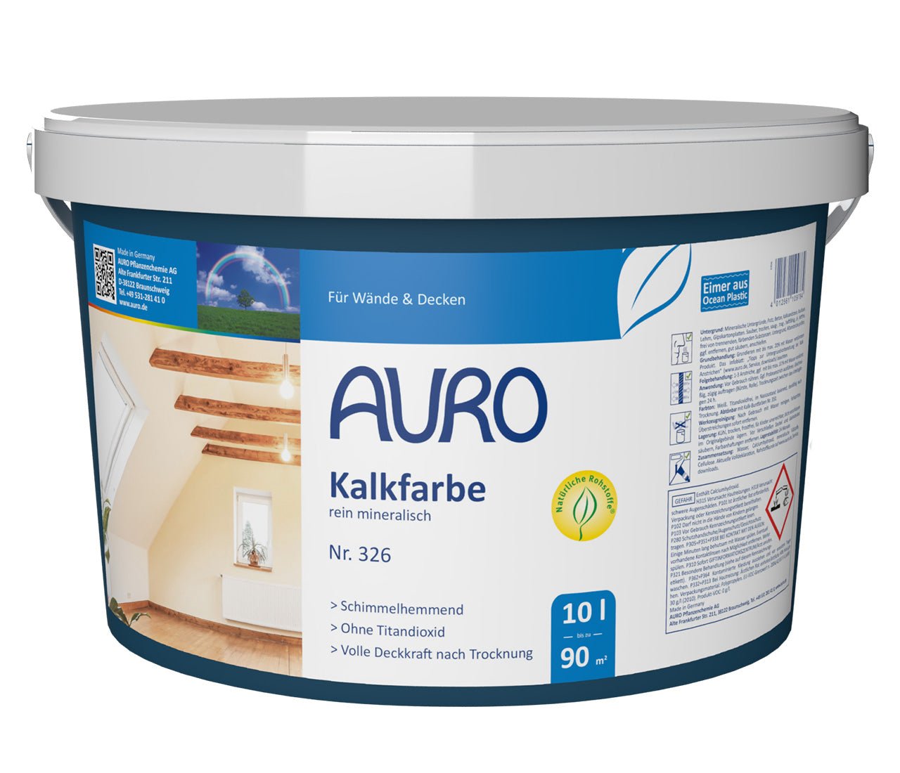 Naturbaustoffladen | Naturfarben Freiburg _ AURO Kalkfarbe Nr. 326