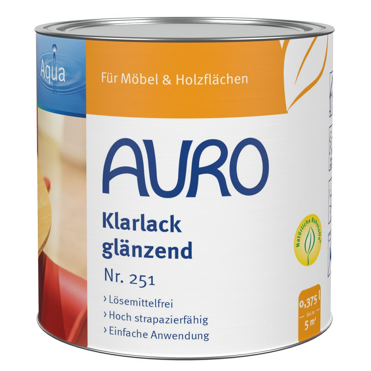 Naturbaustoffladen | Naturfarben Freiburg _ AURO Klarlack, glänzend Nr. 251