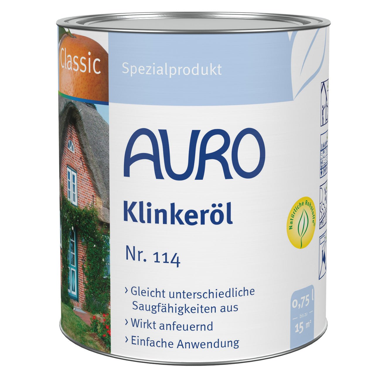 Naturbaustoffladen | Naturfarben Freiburg _ AURO Klinkeröl Nr. 114