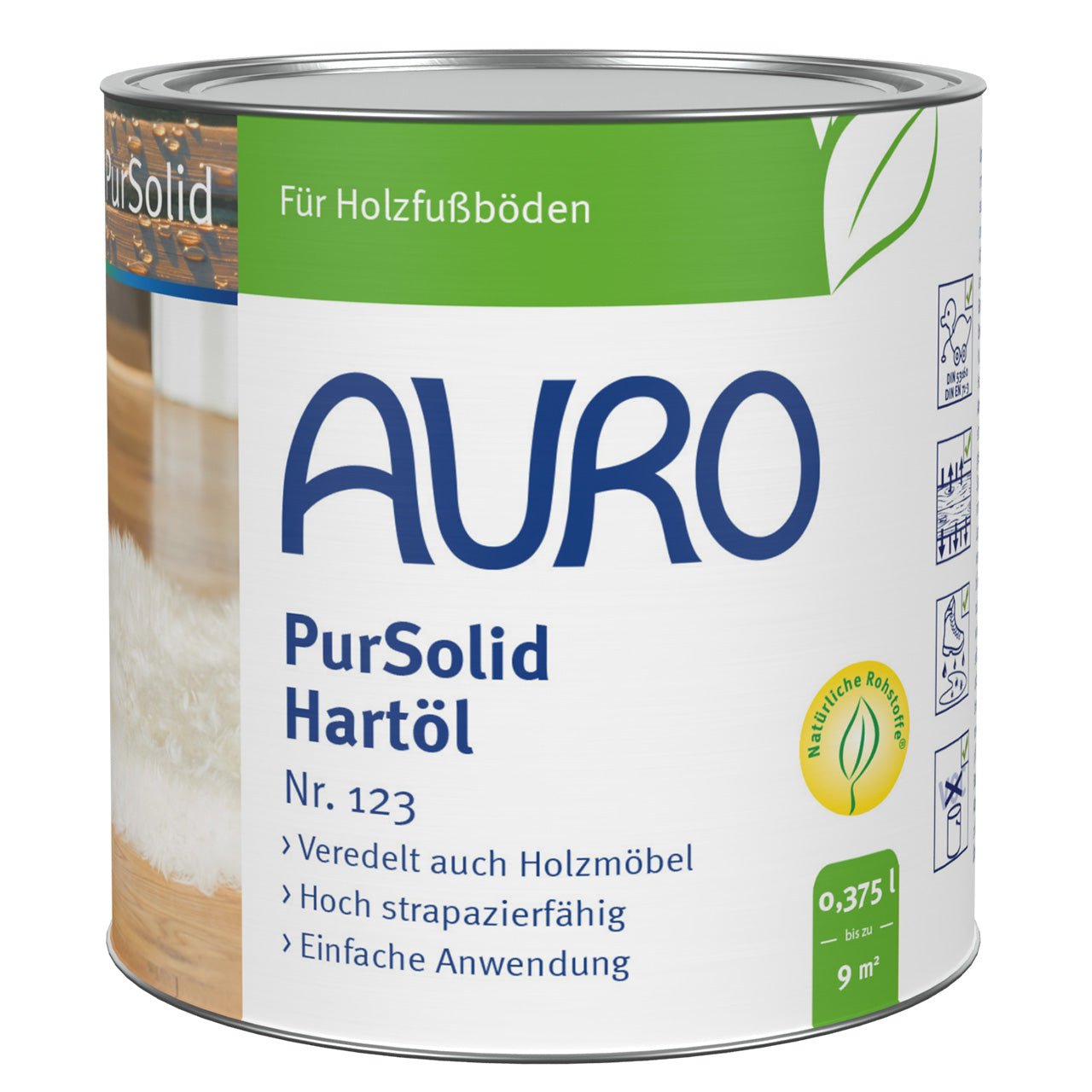 Naturbaustoffladen | Naturfarben Freiburg _ AURO PurSolid Hartöl Nr. 123