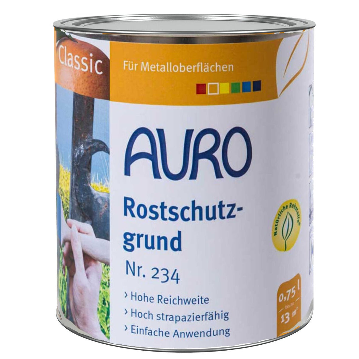 Naturbaustoffladen | Naturfarben Freiburg _ AURO Rostschutzgrund Nr. 234