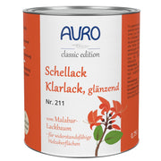 Naturbaustoffladen | Naturfarben Freiburg _ AURO Schellack - Klarlack, glänzend Nr. 211