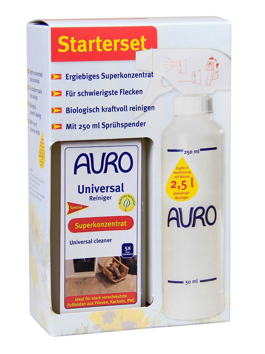 Naturbaustoffladen | Naturfarben Freiburg _ AURO Starterset Universal - Reiniger Nr. 471