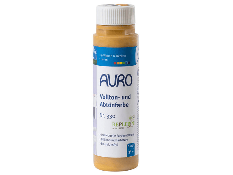 Naturbaustoffladen | Naturfarben Freiburg _ AURO Vollton - und Abtönfarbe Nr. 330 AURO Wandfarbe