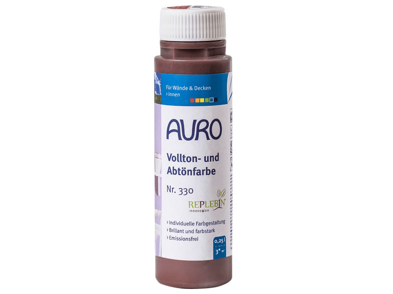 Naturbaustoffladen | Naturfarben Freiburg _ AURO Vollton - und Abtönfarbe Nr. 330 AURO Wandfarbe