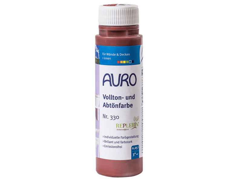 Naturbaustoffladen | Naturfarben Freiburg _ AURO Vollton - und Abtönfarbe Nr. 330 AURO Wandfarbe