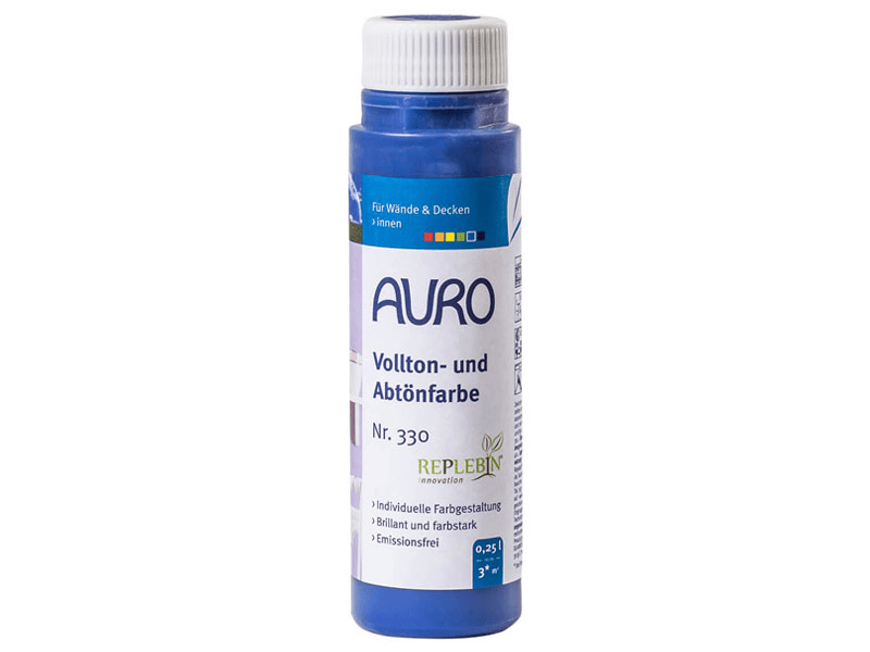 Naturbaustoffladen | Naturfarben Freiburg _ AURO Vollton - und Abtönfarbe Nr. 330 AURO Wandfarbe