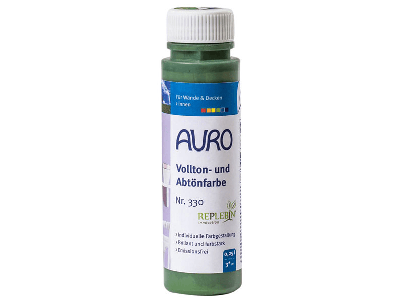 Naturbaustoffladen | Naturfarben Freiburg _ AURO Vollton - und Abtönfarbe Nr. 330 AURO Wandfarbe