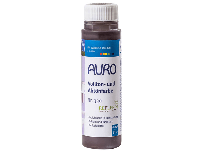 Naturbaustoffladen | Naturfarben Freiburg _ AURO Vollton - und Abtönfarbe Nr. 330 AURO Wandfarbe