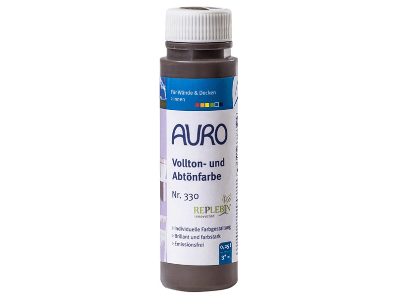 Naturbaustoffladen | Naturfarben Freiburg _ AURO Vollton - und Abtönfarbe Nr. 330 AURO Wandfarbe
