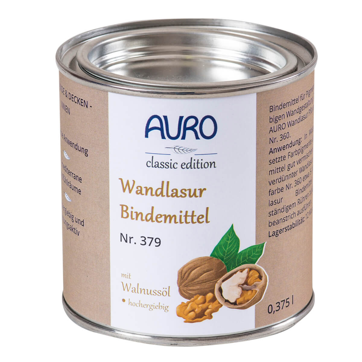 Naturbaustoffladen | Naturfarben Freiburg _ AURO Wandlasur - Bindemittel Nr. 379