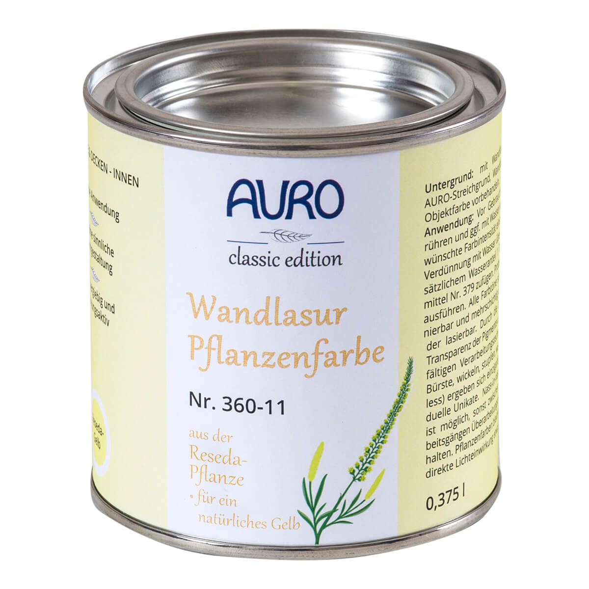 Naturbaustoffladen | Naturfarben Freiburg _ AURO Wandlasur - Pflanzenfarbe Nr. 360