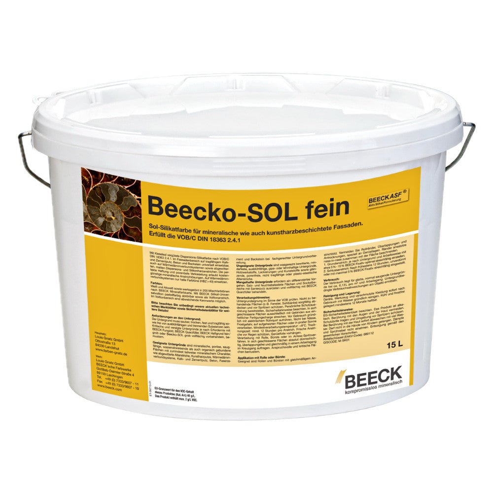Naturbaustoffladen | Naturfarben Freiburg _ BEECKO - SOL fein