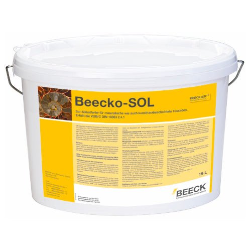 Naturbaustoffladen | Naturfarben Freiburg _ BEECKO - SOL Historisch Fassadenfarbe Silikatfarbe