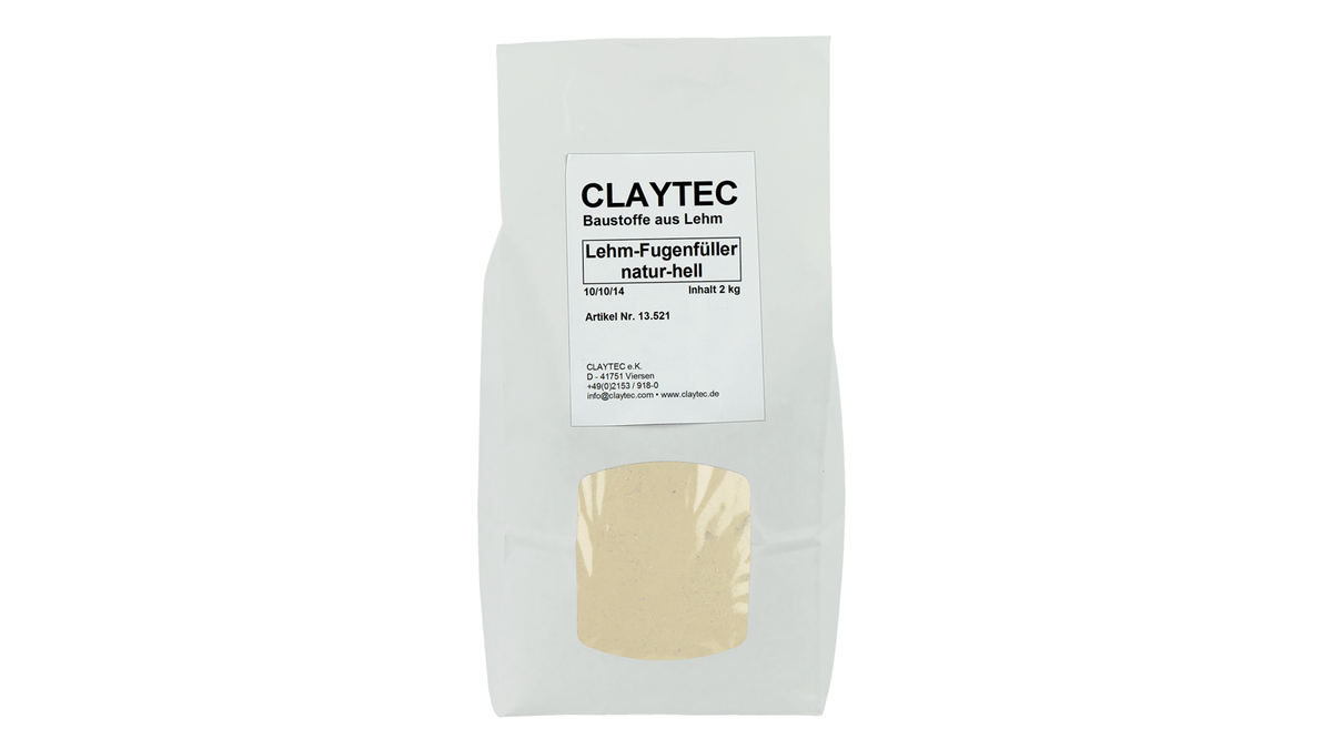 Naturbaustoffladen | Naturfarben Freiburg _ Claytec Lehm - Fugenfüller